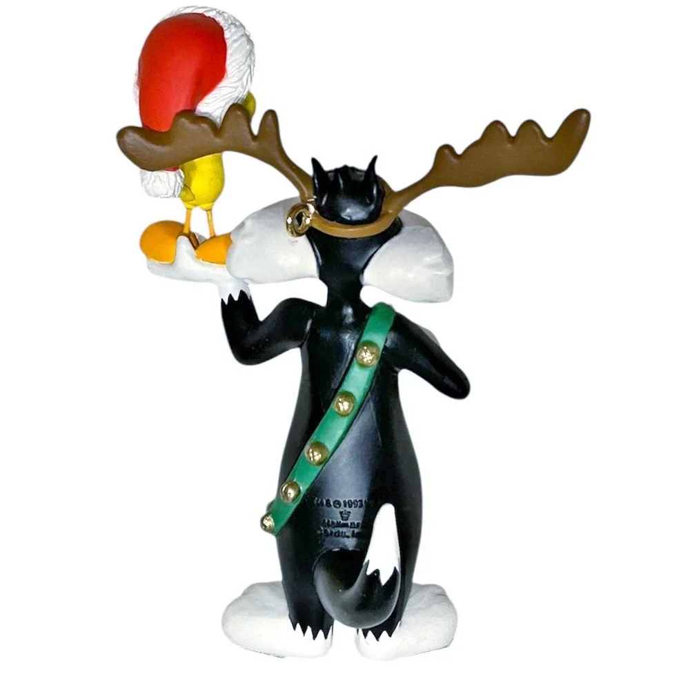 1993 Hallmark Keepsake Sylvester & Tweety Ornament w Box Looney‎ Tunes Christmas